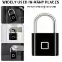 Candado De Seguridad Y Detector De Huellas