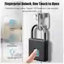 Candado De Seguridad Y Detector De Huellas