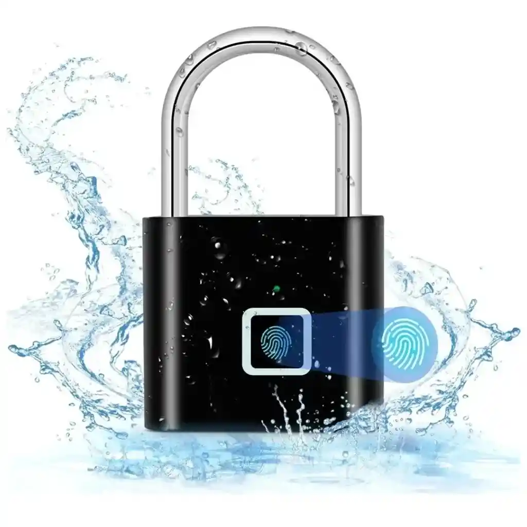 Candado De Seguridad Y Detector De Huellas