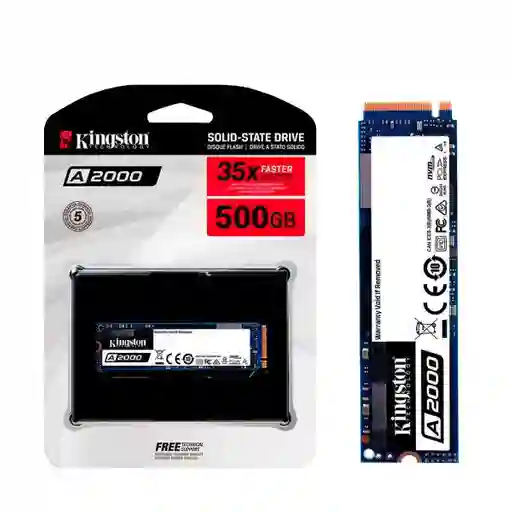 Disco Ssd 500gb Kingston A2000 M.2 2280 Pcle Nvme