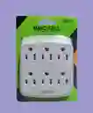 Multitoma De Pared 6 Salidas Brickell Bk-1986