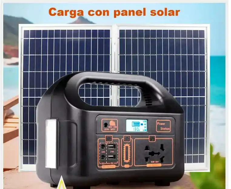 Panel Solar Central Estación De Energética Portátil 150w