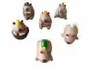 Colección Figura Capibara Chigüiro X6
