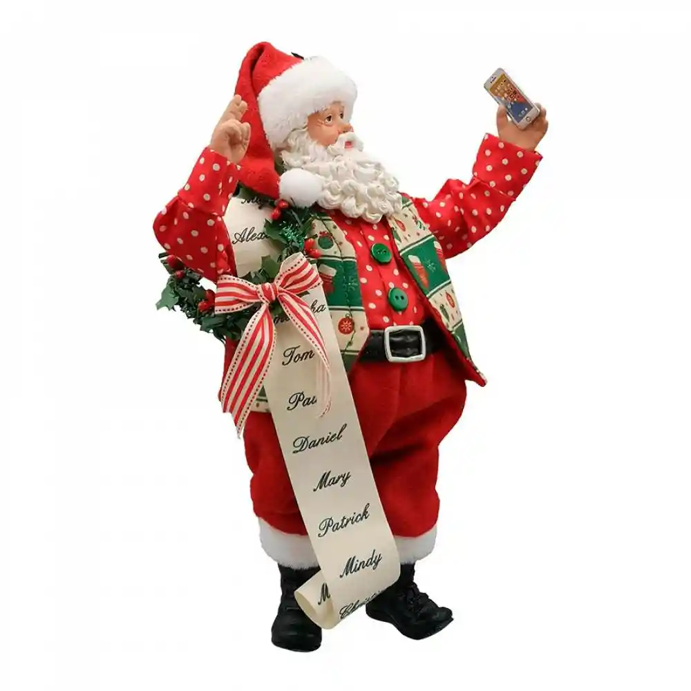 Santa Santini Selfie 105x28cm Rojo Plastico