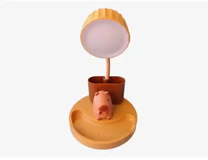 Lámpara De Escritorio Capybara Capibara Recargable