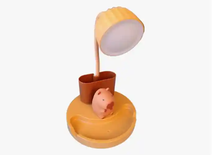 Lámpara De Escritorio Capybara Capibara Recargable