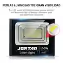 Reflector Solar Jortan 100w Lampara Led Exterior Ip66 Panel