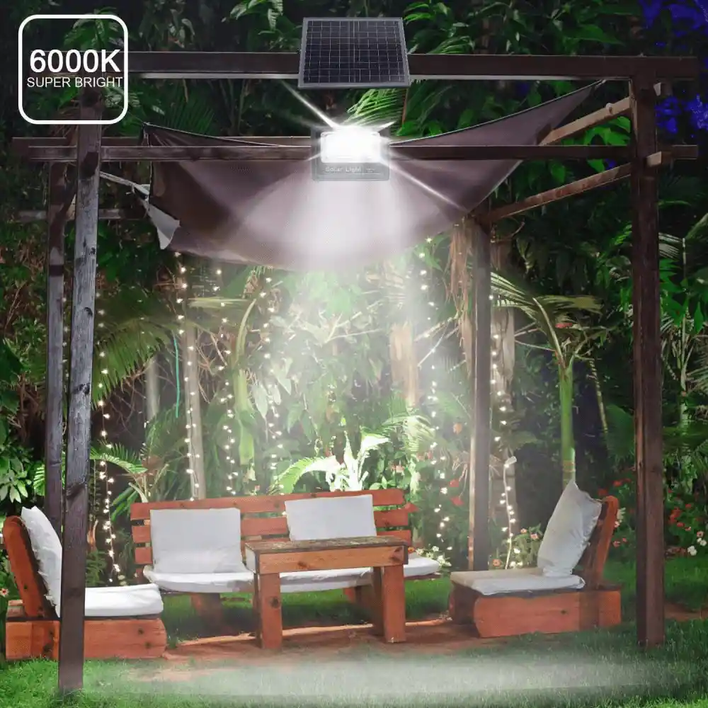 Reflector Solar Jortan 100w Lampara Led Exterior Ip66 Panel