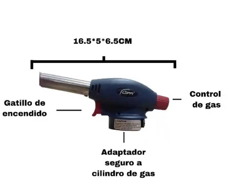 Soplete / Antorcha / Flameador Multiusos A Gas Butano Floppi Fl-915