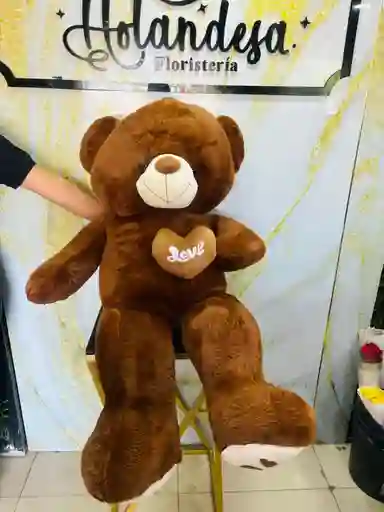 Peluche Oso Marron De 1.20 Cm