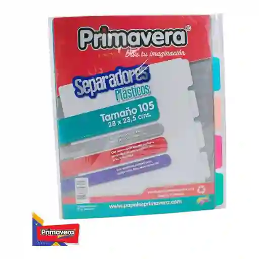 Separador Plástico 105 Carta *5und Primavera Hombre