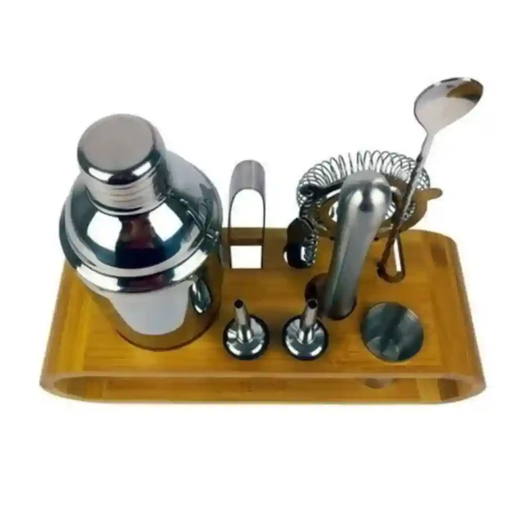 Coctelera Profesional Barman Kit, 550 Ml, Acero Inoxidable
