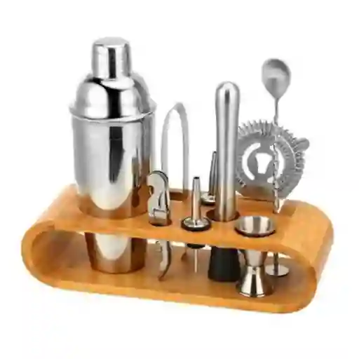Coctelera Profesional Barman Kit, 550 Ml, Acero Inoxidable