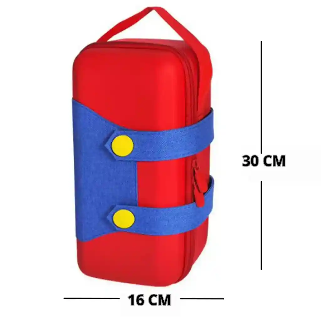 Estuche Maletin Overol Mario Viajero Compatible Switch/ Oled