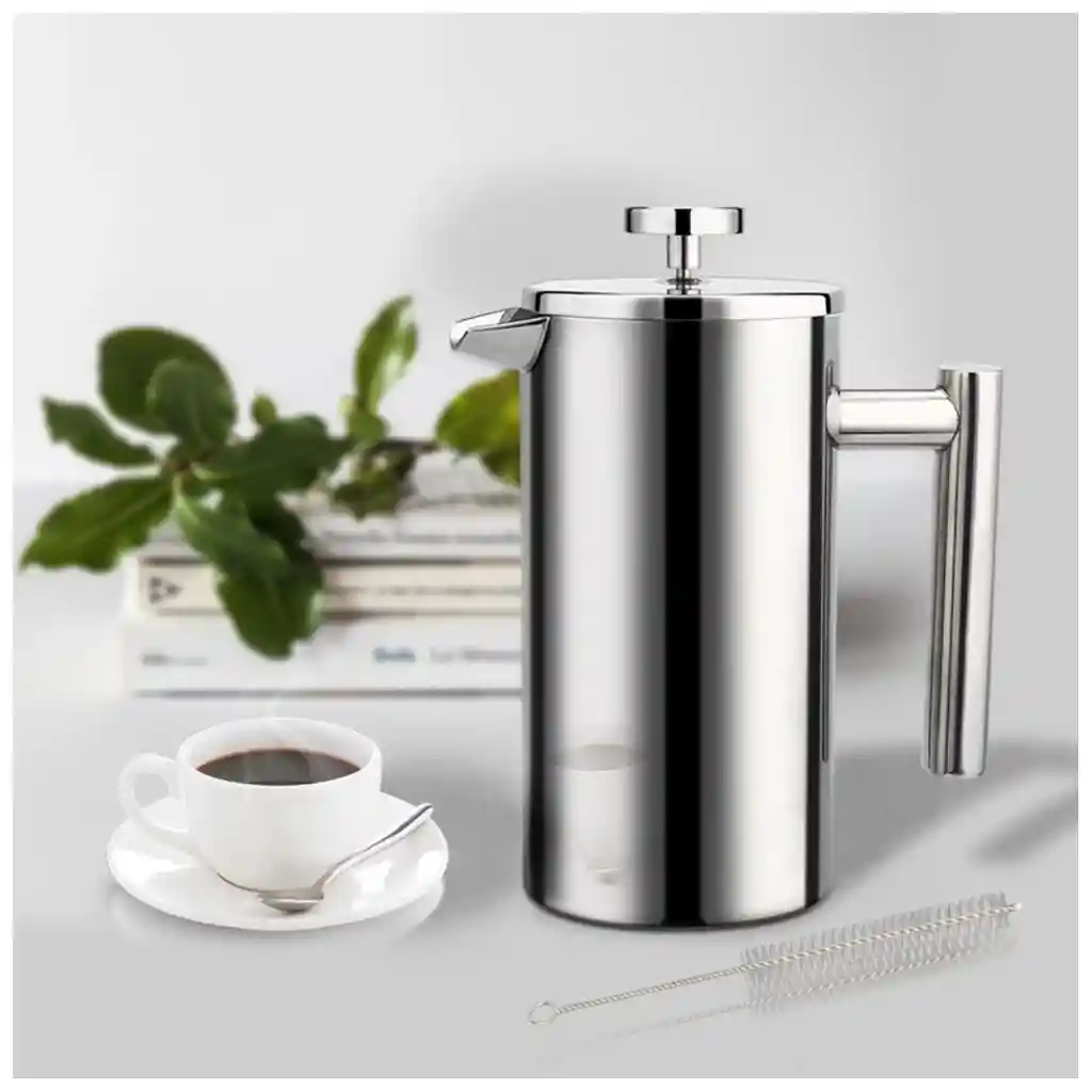 Prensa Cafetera Acero Inoxidable 600ml