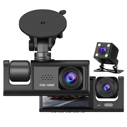 Cámara Carro Dash Cam 1080p Hd 3 Lentes Camara Vehicular Dvr