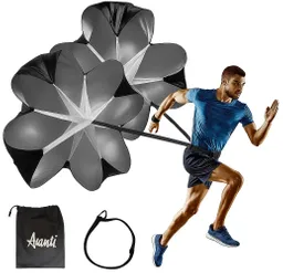 Paracaidas Training Avanti De Resistencia-pspc009/ Negro Blanco