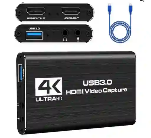 Capturadora Video Streaming 4k Usb 3.0 60fps Hdmi