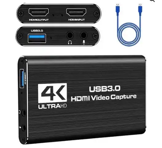 Capturadora Video Streaming 4k Usb 3.0 60fps Hdmi