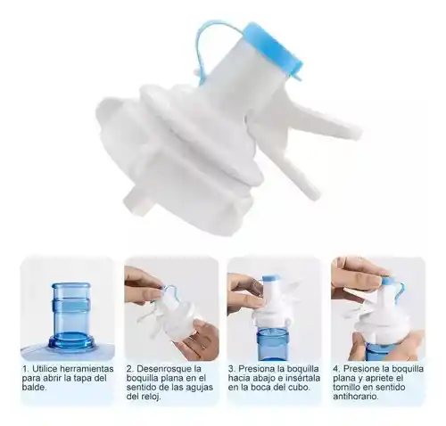 Dispensador P/garrafón, Porta Garrafón Metálico+válvula
