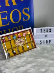 Set De Cubiertos Y Cucharas Con Motivos