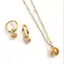 Set Collar + Aretes Citrino Noviembre