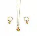 Set Collar + Aretes Citrino Noviembre