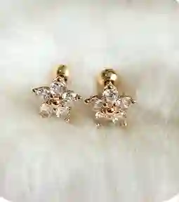 Topos Flor Con Broche De Seguridad