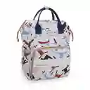 Pañalera Multifuncional Tipo Morral Bolso Bebe Mochila Estampada