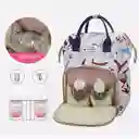 Pañalera Multifuncional Tipo Morral Bolso Bebe Mochila Estampada