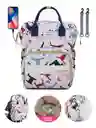 Pañalera Multifuncional Tipo Morral Bolso Bebe Mochila Estampada