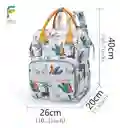 Pañalera Multifuncional Tipo Morral Bolso Bebe Mochila Estampada