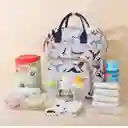 Pañalera Multifuncional Tipo Morral Bolso Bebe Mochila Estampada