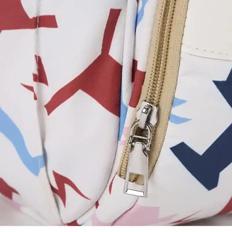 Pañalera Multifuncional Tipo Morral Bolso Bebe Mochila Estampada