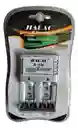 Cargador De Pilas Aa / Aaa / 9v Recargables– 4 Puertos