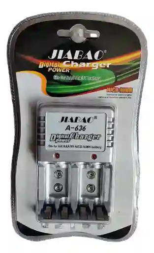 Cargador De Pilas Aa / Aaa / 9v Recargables– 4 Puertos