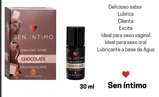 Lubricante Íntimo Sabor Chocolate 30 Mlchocohot
