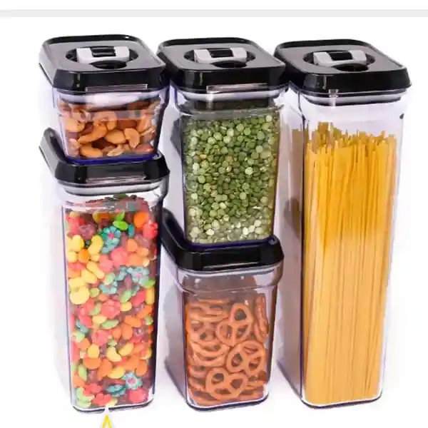 Contenedor Organizador De Cocina Despensa Plástico Set X7