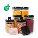 Contenedor Organizador De Cocina Despensa Plástico Set X7