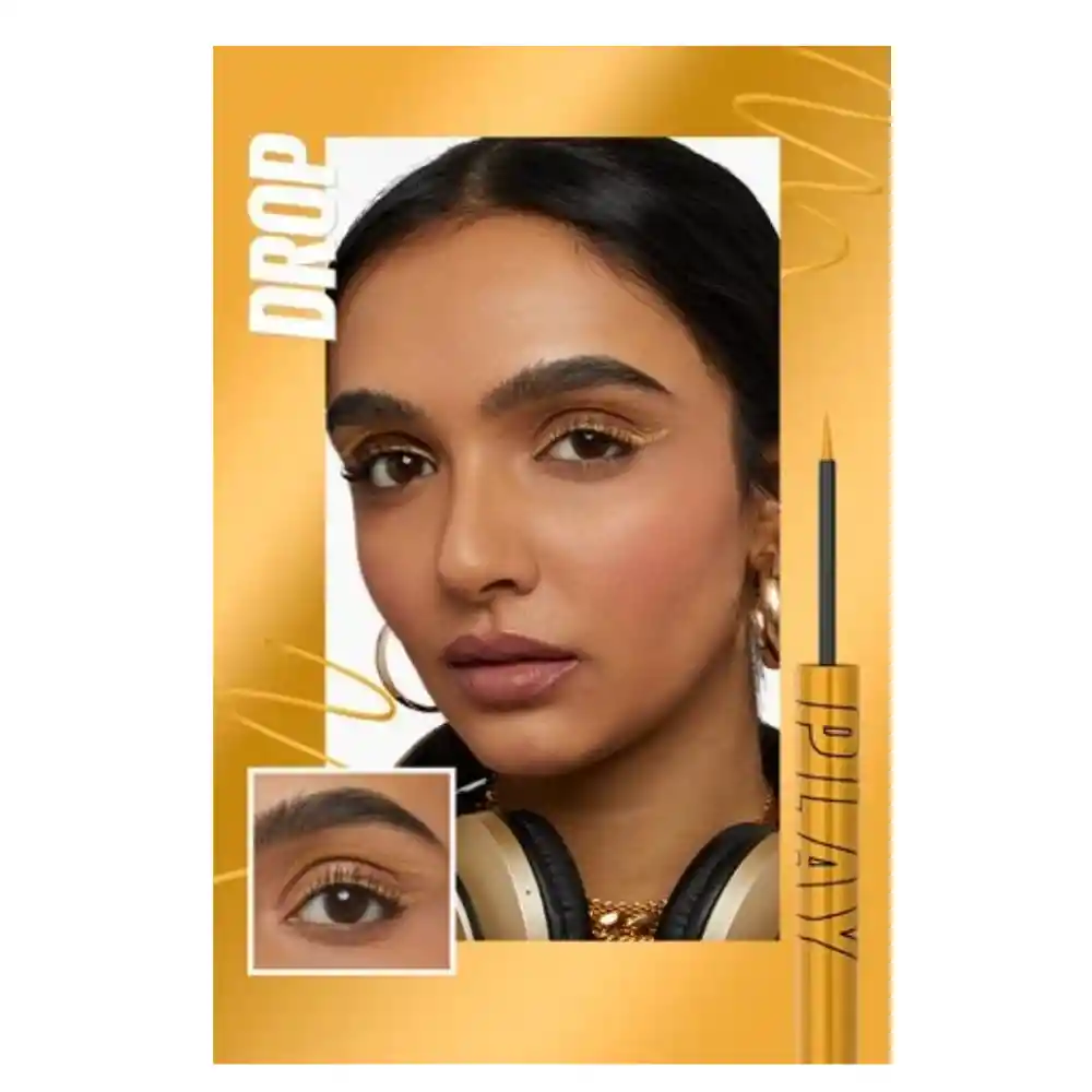 Delineador De Ojos Maybelline Tattoo Liner Play Drop Metalic