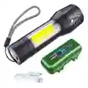 Linterna Tactica Recargable De Larga Distancia Led