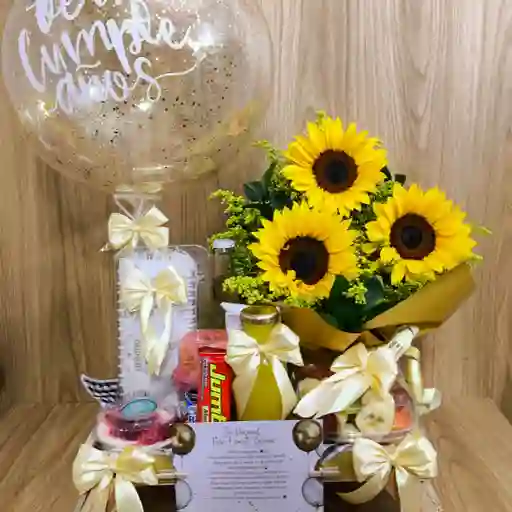 Desayuno Sorpresa Con Girasoles