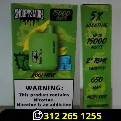 Vape Vuse 5% 15000 Puffs Kool Mint Vaporizador