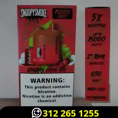 Vape Vuse 5% 15000 Puffs Cherry Coke Ice Vaporizador