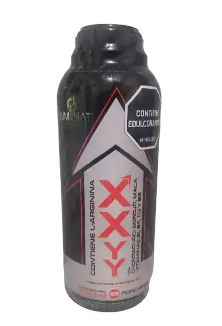 Potenciador Masculino Xxyy De 1000ml Con Arginina Y Vitamina Sabor Frutos Rojos