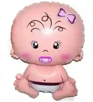 Bouquet Bombas Globos Bebe Niña Baby Shower 22"