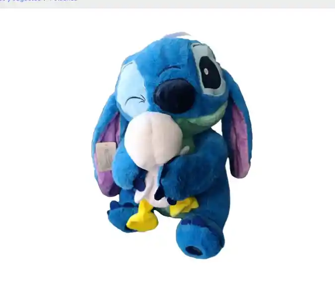 Peluche Stitch + Cobija Perfumado
