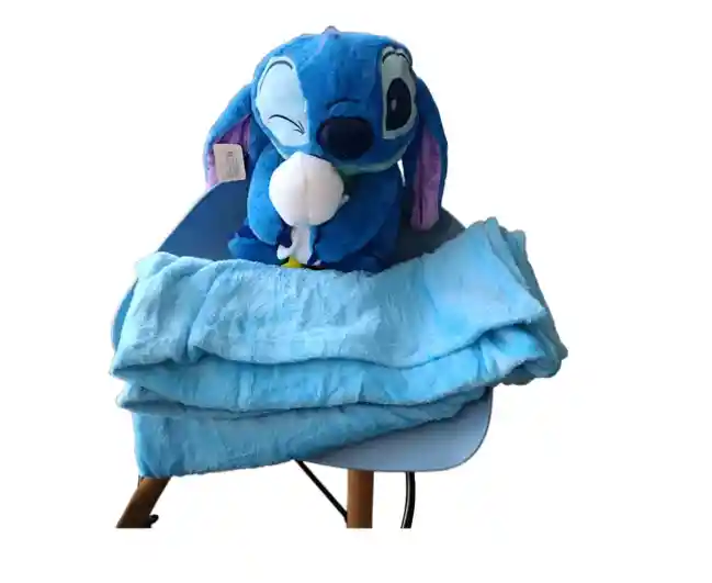 Peluche Stitch + Cobija Perfumado