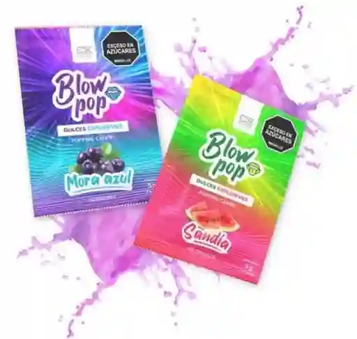 Polvo Explosivo Para Sexo Oral Quipitos Dulce Erótico Sabores A Mora Azul Y Sandia