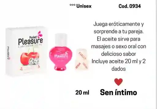 Lubricante Íntimo Con Juego De Dados Pocket Pleasure